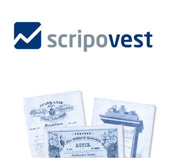 Logo Scripovest AG Historische Wertpapiere